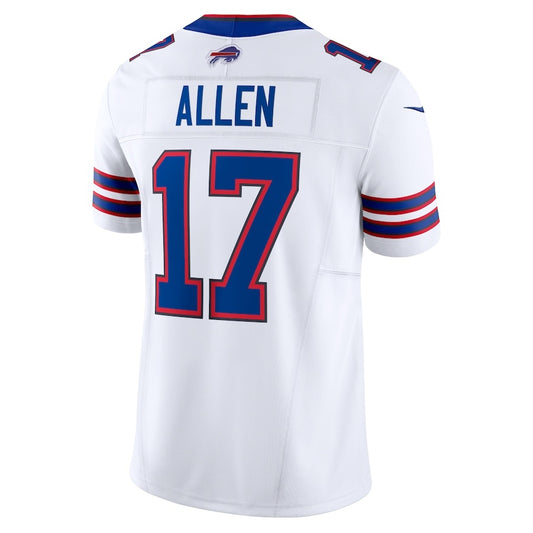 B.Bills #17 Josh Allen White Vapor F.U.S.E. Limited Jersey Stitched American Football Jersey