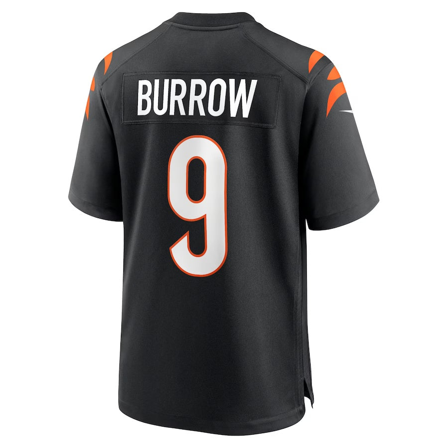 C.Bengals #9 Joe Burrow Black Player Game Jersey Stitched American Football Jersey
