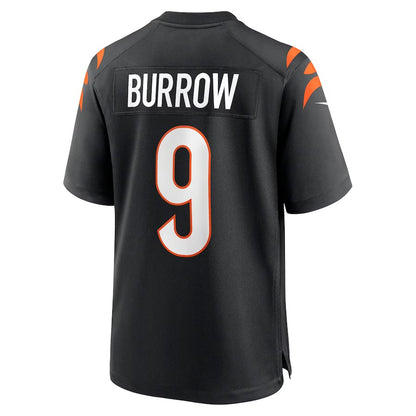 C.Bengals #9 Joe Burrow Black Player Game Jersey Stitched American Football Jersey