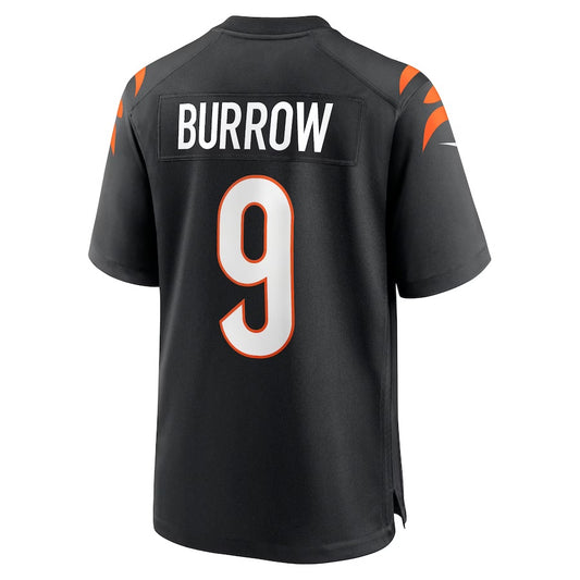 C.Bengals #9 Joe Burrow Black Player Game Jersey Stitched American Football Jersey