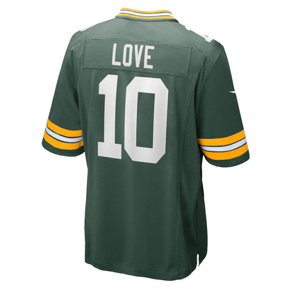GB.Packers #10 Jordan Love Green Game Jersey Stitched American Football Jerseys